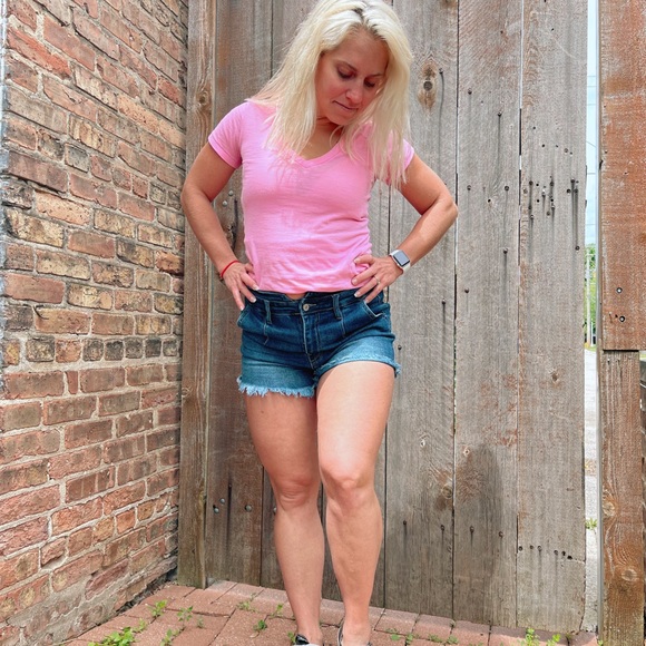 Kan Can Dark High waisted shorts - Picture 7 of 9